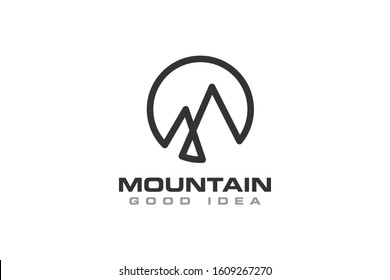 Mountain Logo Icon Design Vector