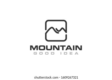 Mountain Logo Icon Design Vector