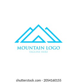 mountain logo and icon design vector template