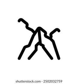 mountain logo icon element line