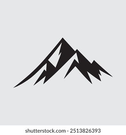 Mountain Logo Symbol Silhouette Vektorgrafik
