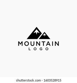 mountain logo icon simple premium