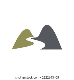 Mountain logo icon template symbol 2