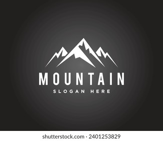Mountain Logo Icon Template Vector Illustration.