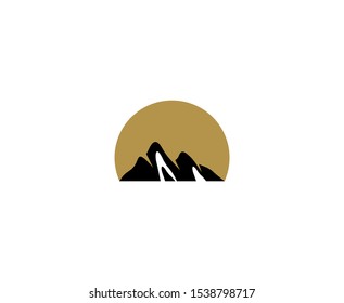 Mountain logo icon vector design 