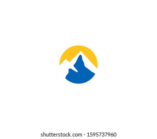 Mountain logo icon vector design 