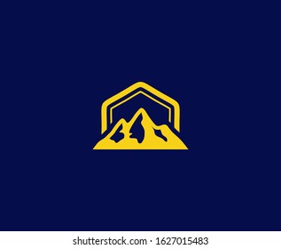 Mountain logo icon vector design 