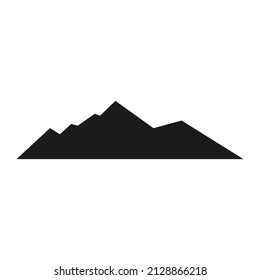 ilustración de diseño vectorial de logotipo de montaña