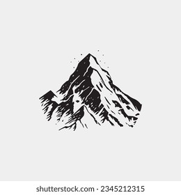 mountain logo icon vector design
