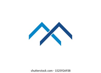 mountain logo icon vector isolated