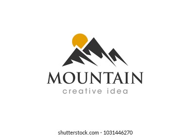 Mountain Logo and Icon Vector Template