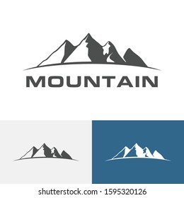 Mountain Logo and Icon Vector Template