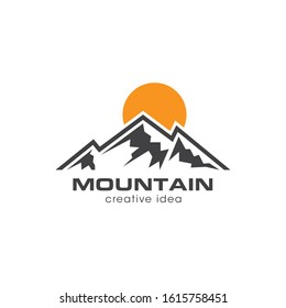 Mountain Logo and Icon Vector Template