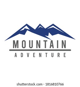 Mountain logo icon vector template.