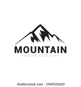 Mountain logo icon vector template.
