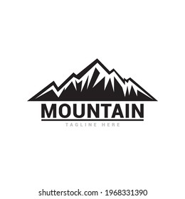Mountain logo icon vector template.