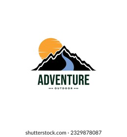 mountain logo icon vector template.