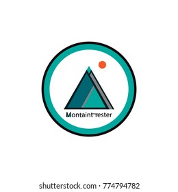 Mountain Logo Icon.Modern design.Vector illustration