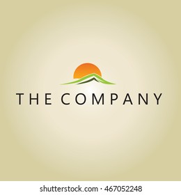 mountain  logo ideas design vector illustration on background - Shutterstock ID 467052248