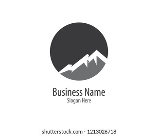 Mountain logo illustration