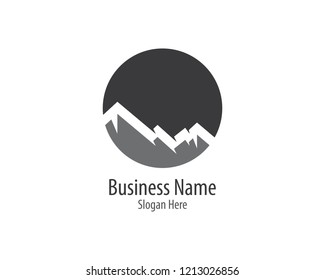 Mountain logo illustration