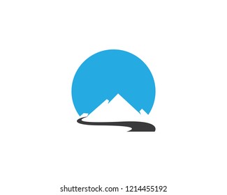 Mountain logo illustration