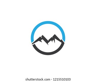 Mountain logo illustration