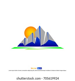 mountain logo illustration