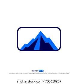 mountain logo illustration