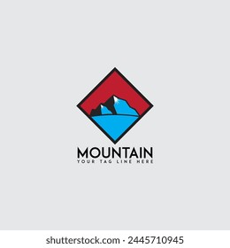 Mountain logo Illustration vector graphic of template 
