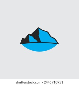 Mountain logo Illustration vector graphic of template 