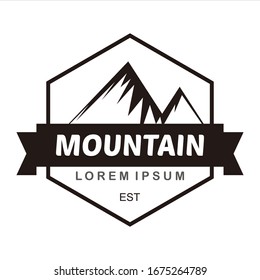 mountain logo illustration vector png