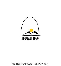 The mountain logo image can be used for the background