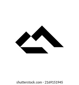 Mountain Logo, Mountain Logo Image letter m