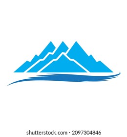 Mountain logo images illustration design