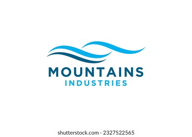 Mountain Logo, Mountain Logo Images. Simple vector logo in a modern style