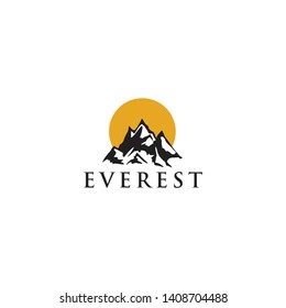 Mountain logo inspiration design vector template