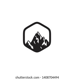 Mountain logo inspiration design vector template