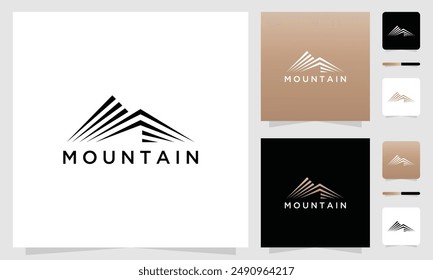 Mountain Logo Inspiration Nature vector.Mountain Design Template	