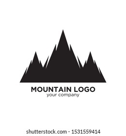 mountain logo isolated on white background vector eps 10, mountain symbol, mountain symbol for web illustration