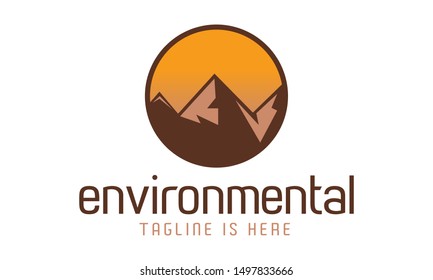 Mountain logo, Mountain landscape, vector icon for all business
