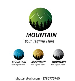 Mountain Logo and Letter M