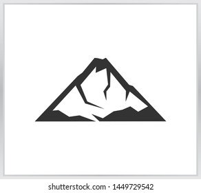 Mountain logo. modern mountain for logos flat style isolated