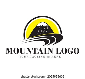 mountain logo and modern simple template.logo inspiration