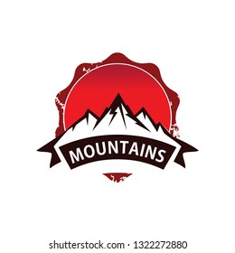 Mountain logo modern style 