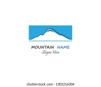 Mountain Logo nature Business Template Vector