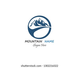 Mountain Logo nature Business Template Vector