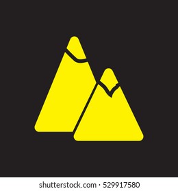 mountain, logo, nature, icon, vector illustration, eps10,