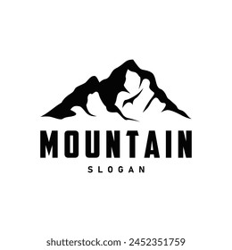 Mountain Logo, Nature Landscape Vector, Premium Elegant Simple Design, Illustration Symbol Template Icon
