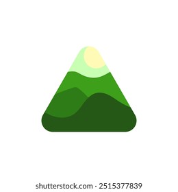 Mountain logo, Peak logo design vector template